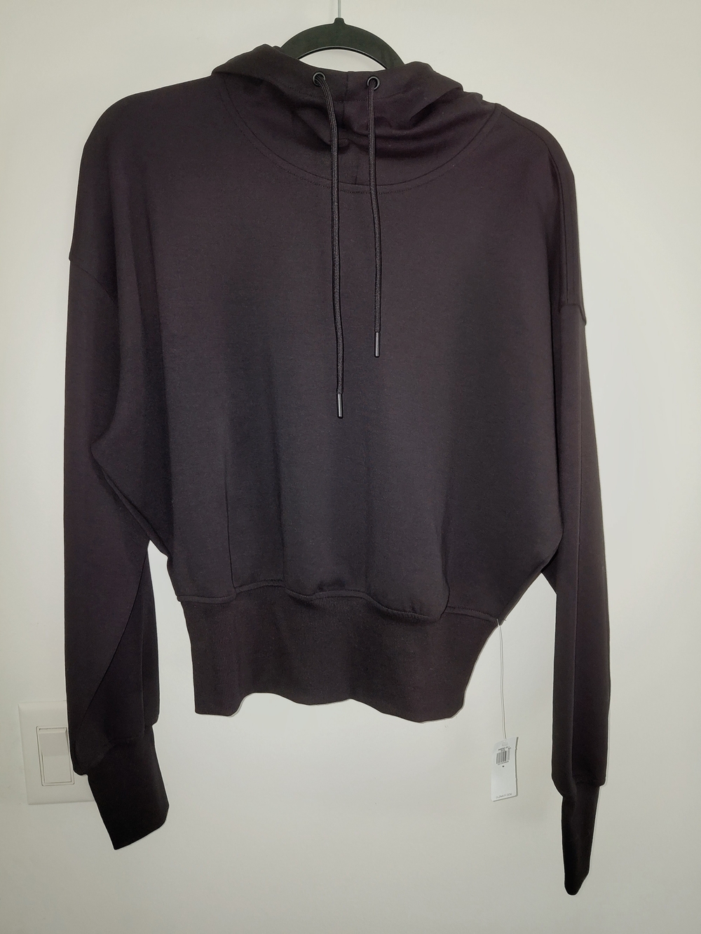 NWT Sz M Old Navy Black Hooded Sweatshirt Very Soft